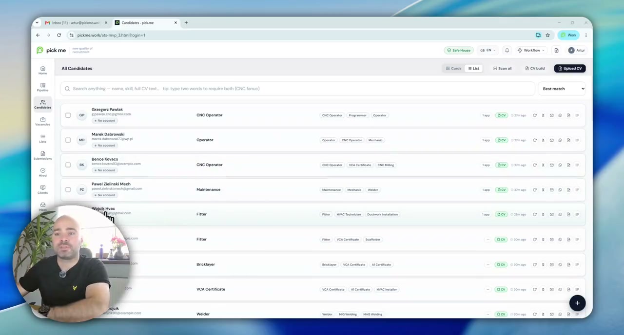 pick me product demo preview